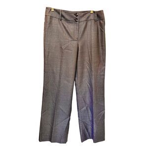 Ann Taylor Margot Pants Womens Size 8 Wool Blend Microdot Academia Career Office